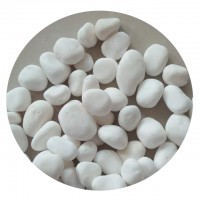 white decorative pebble stone