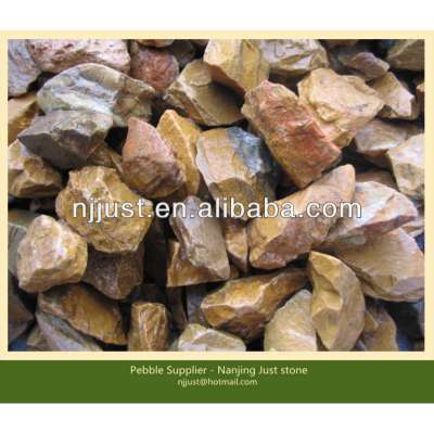 China bulk wholesale tumbled stone big yellow